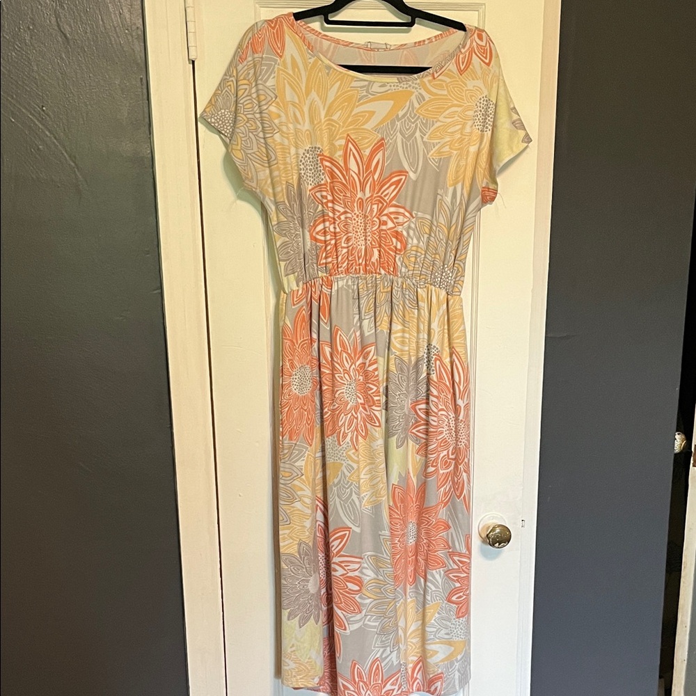 Floral Print Women's Dress